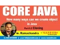 How many ways can we create Object in Java Part 5 2 Cloning Core Java Tutorial