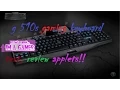 Logitech g510s LCD gaming keyboard review and test-applets