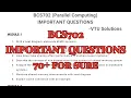 Parallel Computing Super important questions BCS702 22 scheme 7th sem CSE Stream