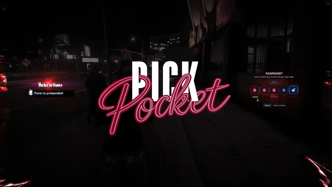 Fivem Advanced Pickpocketscript