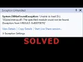Unable to load DLL SQLite Interop dll
