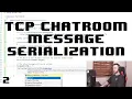 Building a Chatroom Tcp Service and Serialization Into Streams with C NET Core and Visual Studio