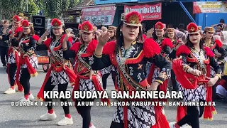 kirab budaya banjarnegara ndolalak dewi arum dan sekda kabupaten banjarnegara