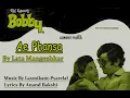 Lagu Ae Phansa - Lata Mangeshkar - Film BOBBY (1973) vinyl