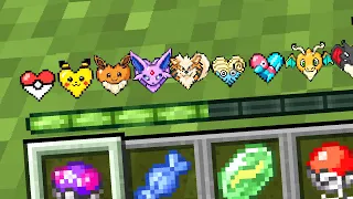 Minecraft pero los Corazones son POKEMON 😱 COMPLETO
