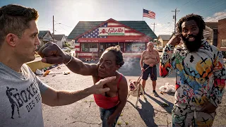 B0RRACHA QUIERE PEGARME | entro solo en los 4 barrios más peligrosos de Florida ⛔🇺🇸