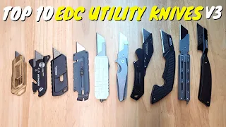 10 More EDC Utility Knives V3 Gerber vs Milspin vs Arena Accessories vs Stinger Tools