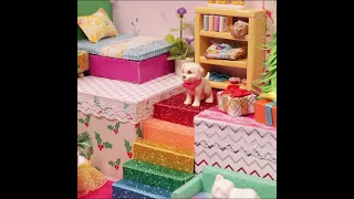DIY Miniature Cardboard House 3-Min Speed Build with Real ASMR Sounds