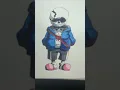 Drawing Phase 3 Sans! #art #undertalefanart #undertale #tobyfox #lastbreathsans