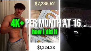 how to actually start making money as a teenager