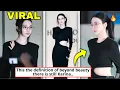 Download Lagu Karina's verbluffende figuur in deze zwarte jurk gaat viraal
