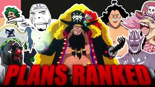 one piece villain plans ranked stupid to smart