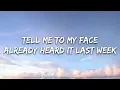 Tate McRae x Ali Gatie - lie to me (Lyrics)