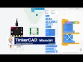 Micro bit Sensor circuit in TinkerCAD