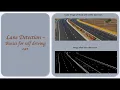 Computer Vision Lane detection using OpenCV