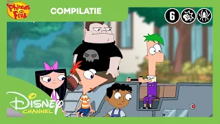 Phineas & Ferb | De gekste uitvindingen van Phineas en Ferb! | Compilatie! | Disney Channel BE-NL