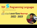 Top Paying Programming Languages in 2022 StackOverflow Developer Survey Most Popular Technologies