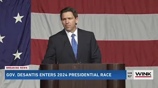 WINK News team coverage DeSantis launches 2024 presidential campaign to challenge Trump