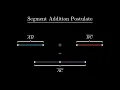Segment Addition Postulate - Geometry