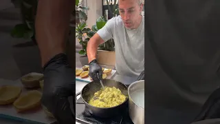 Pesto Gnocchi Stuffed Baked Potatoes 🥔🌿 #shorts