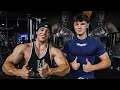 I told him if he gets 10k likes we could workout together
