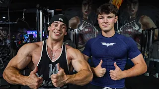 I told him if he gets 10k likes we could workout together