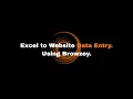 How to Automate Data Entry from Excel to a Website with Browzey