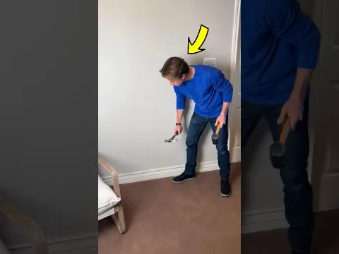 Él Hizo Un Agujero En Su Pared Para Crear Esta Obra Maestra! 🥕🎨