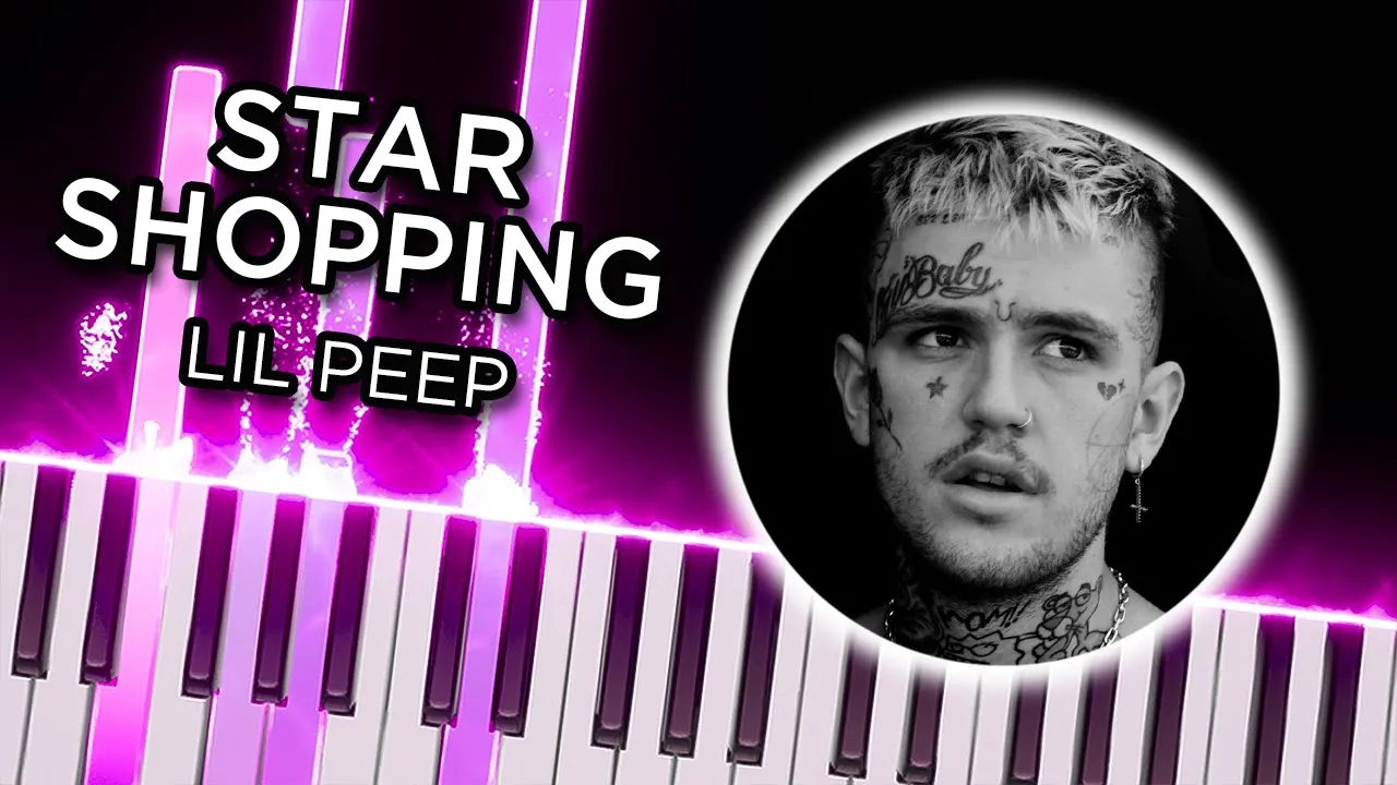 Star Shopping (Lil Peep) - Piano tutorial