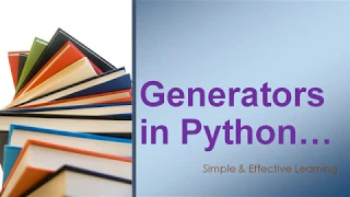 What are Generators in Python How to use Generators in Python Generators