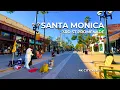 4K Santa Monica 3rd Street Promenade Quite Walk Super Bowl Sunday City Ambience 2026