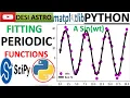PYTHON FOR DATA SCIENCE SCIPY CURVE FIT LINEAR REGRESSION GAUSSIAN FIT PYTHON LINE FITTING