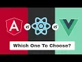 Angular vs React vs Vue js Which one to choose