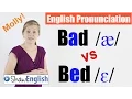 English Pronunciation Bad ae vs Bed