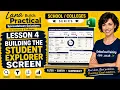 Lesson 4-Building the Excel Spreadsheet for Students Search Schools Colleges