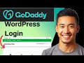 How To Login To WordPress Admin With GoDaddy