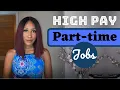 Best Part Time Side Jobs High Pay