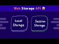 Local Storage Session Storage in Tamil Use Cases Code Examples Interview Tamil Web Dev