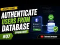 Authenticate Users from Database Spring Boot Chapter 7