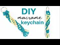 Double DNA Macrame Keychain Step by Step Tutorial