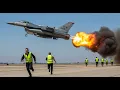 Lagu Israel Emergency - Female Pilot of US F-16 Fighter Jet Takes Off Crazy to Iran Full Speed!