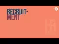 HR Basics Recruitment