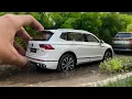 Unboxing Volkswagen Tiguan SUV 1 18 Scale Diecast Model Car Off road Volkswagen Dealer Edition