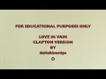 Love In Vain - Clapton version - A Rough Guide