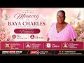 FUNERAL SERVICE OF BAYA CHARLES A K A FRANCES