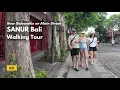 Lagu SANUR, Bali Peaceful 1 Hour Morning Walk From Matahari Terbit to Karang | Beach Bali Walking Tour 4K