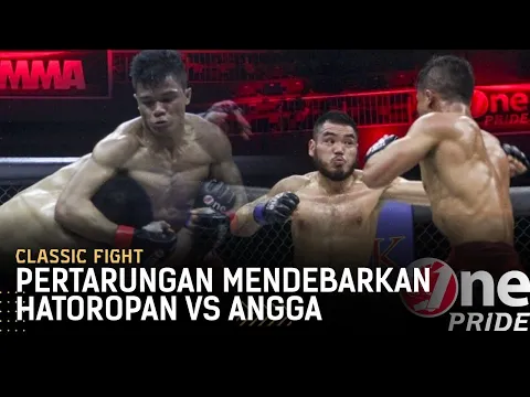 Mendebarkan! Pertarungan Sengit Hatoropan Simbolon vs Angga || Classic Fight One Pride MMA