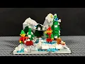 Winter Elves Scene 40564 - Stop Motion Build