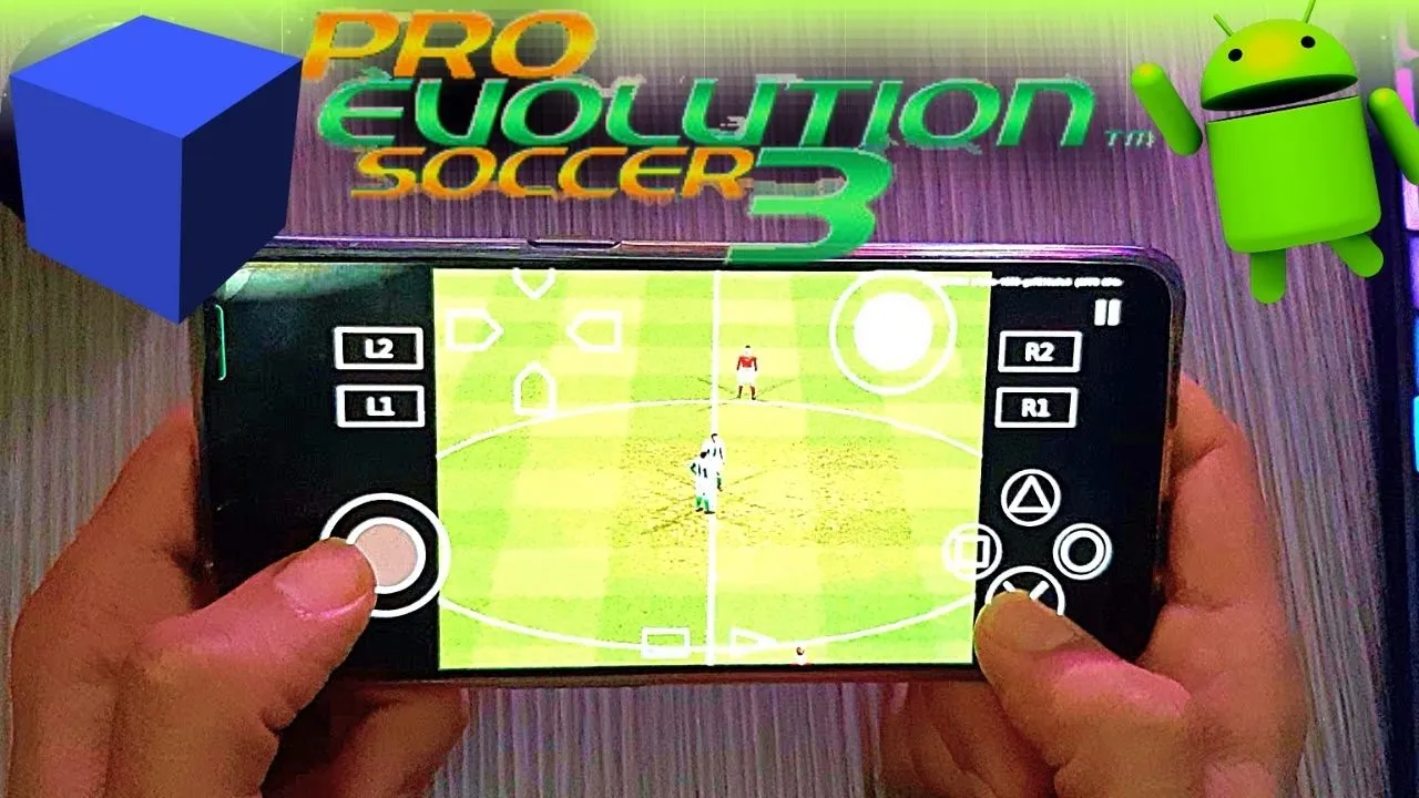 Pro Evolution Soccer 3 - PS2 Emulator Android Gameplay - Aether SX2 APK - PES 3 - Mobile 2022