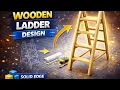 How to Design a Wooden Ladder in Solid Edge Complete Assembly Tutorial